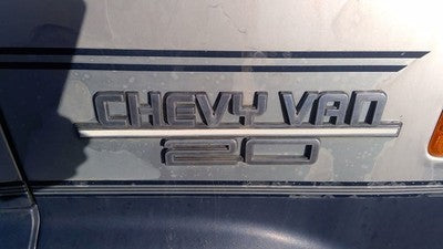 1989 Chevy G20 Van Passenger Right Emblem Badge From Fender Oem
