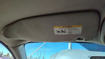 2004-2007 Dodge Caravan Driver Left Sun Visor Oem D5 Slate Gray 1ar60bd1ab