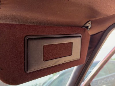 1986 Buick Park Ave Passenger Right Sun Visor Oem Red