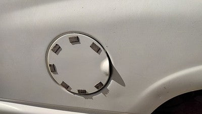 1994-2001 Dodge Ram 1500 Fuel Tank Door With Hinge Gas Lid Oem Filler White