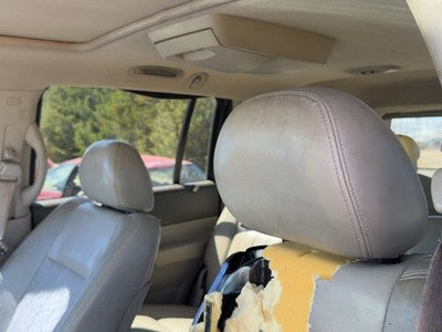 04-06 Dodge Durango Pair Of Front Headrests Oem Left Right Set Seat Gray Hjj1
