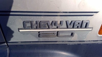 1989 Chevy G20 Van Passenger Right Emblem Badge From Fender Oem