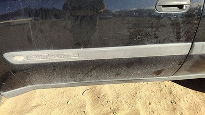 03-04 Chevy Trail Blazer Driver Left Front Moulding From Door Trim Strip Black