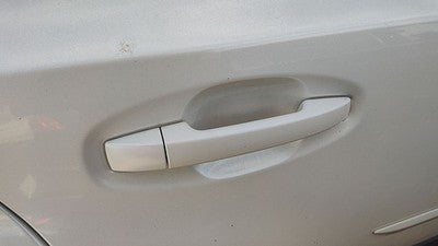 10-14 Legacy Outback Passenger Right Rear Outside Door Handle Back Satin White