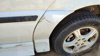 2007 Chevy Uplander Driver Left Rear Moulding On Quarter Panel Oem White 50U