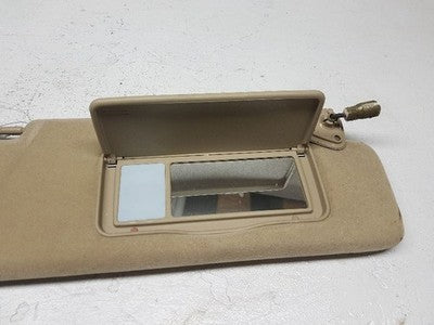 1999 Lexus Rx300 Passenger Side Sun Visor Assembly Mirror Tan Right Windshield