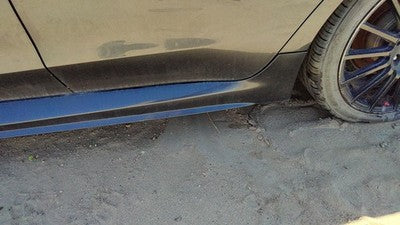 15 16 Subaru Wrx Driver Left Lower Rocker Moulding Oem Side Skirt Dark Gray Dgm