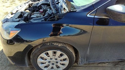 2016-2019 Nissan Sentra Driver Left Front Fender Oem Black Kh3 F31013Yuma