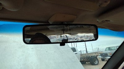 1991 Volvo 740 Inside Rear View Mirror Oem Windshield Mounted