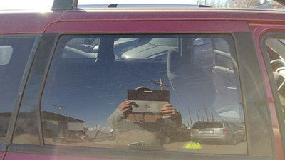2003-2006 Mitsubishi Outlander Passenger Right Rear Side Window Door Glass Back