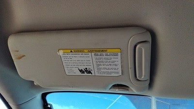 2014-2015 Nissan Versa Note Driver Left Sun Visor Oem Charcoal G 964013Wc1a