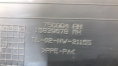 2008 Buick Enclave Passenger Right Rear Moulding On Quarter Panel Oem 15839678