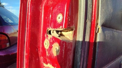 1997 Nissan Hardbody Driver Left Front Door Latch With Rods/Cables Oem