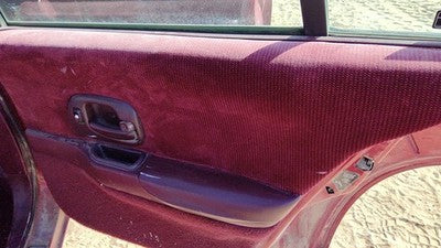95-97 Chevy Lumina Passenger Right Rear Door Trim Panel With Switches Back Red