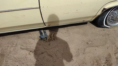 1980 Cadillac Deville Driver Left Lower Rocker Panel Moulding Side Skirt Oem