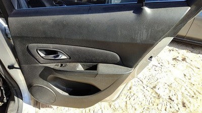 11-16 Cruze Passenger Right Rear Door Trim Panel With Switches Back Black Afo