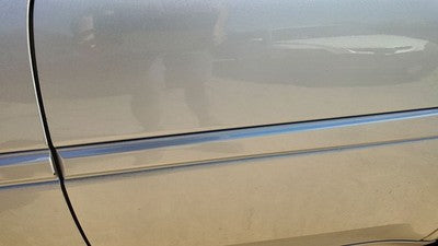 04-08 Grand Prix Driver Left Rear Moulding From Door Back Trim Strip Silver 12U