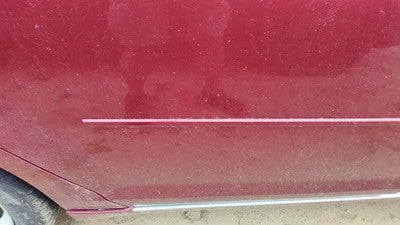 08-12 Malibu Passenger Right Rear Moulding From Door Back Trim Strip Red 80U