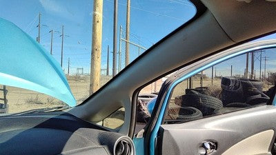 2015 Versa Note Passenger Right A Pillar Trim Windshield Post Panel Charcoal G