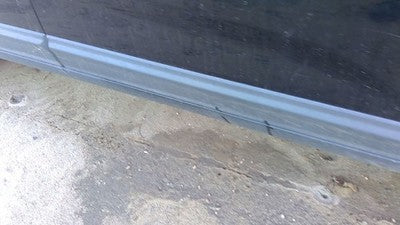 11-15 Kia Sorento Passenger Right Front Moulding From Door Trim Strip Gray H9