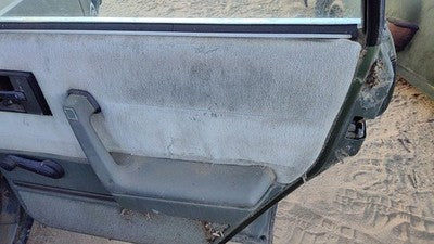 1985 Pontiac 6000 Passenger Right Rear Door Trim Panel Manual Windows Green