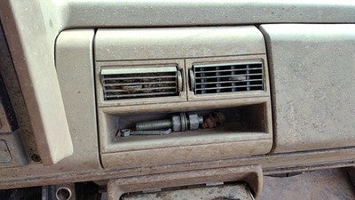 1992-1994 Chevy Silverado 1500 Center Dash Heater Vent Assembly Oem Ac Tan