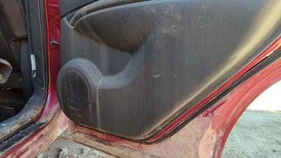 08-13 Rogue Passenger Right Rear Door Trim Panel With Switches Back G Black