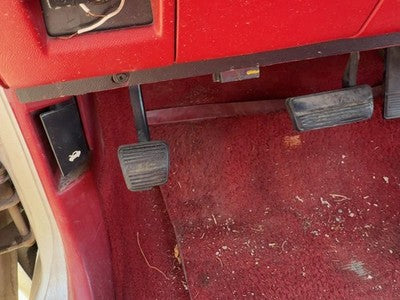 1986 Olds 88 Parking Brake Pedal Assembly Oem Complete Emergency Unit Red