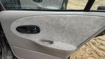 99-02 Saturn Sl2 Passenger Right Rear Door Trim Panel With Switches Back Gray