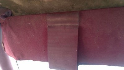 1988 Gmc Sierra 2500 Driver Left Sun Visor Oem Red