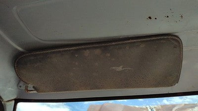 1986 Dodge Ram W250 Driver Left Sun Visor Oem Gray