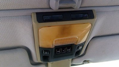 91 Mitsubishi Galant Vr-4 Center Overhead Console Dome Light Map Lamp Cubby Gray