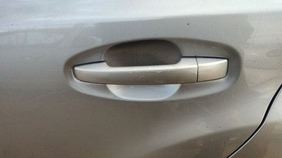 10-14 Legacy Outback Driver Left Rear Outside Door Handle Back Ssm Steel Silver
