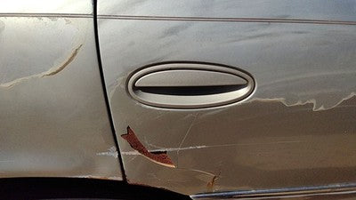 1997-05 Park Ave Ultra Passenger Right Rear Outside Door Handle Oem Back Silver