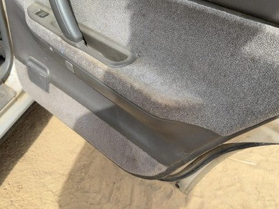 1990 Subaru Legacy Passenger Right Rear Door Trim Panel With Switches Back Gray