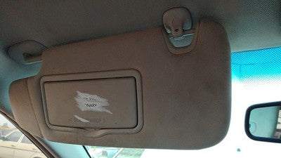 2010-2012 Ford Fusion Driver Left Sun Visor Oem Charcoal Fw Ah6z5404105ad