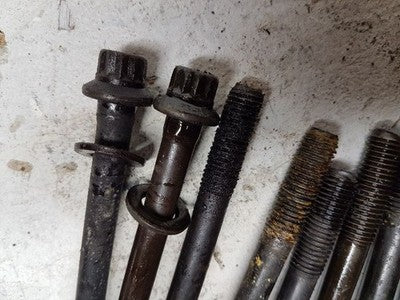1990-1993 Mazda Miata Set Of Oem Head Bolts Only Factory Hardware 1.6L