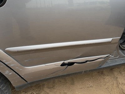 05-09 Legacy Outback Passenger Right Rear Lower Moulding From Door Silver Slq
