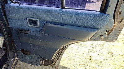 1995 Nissan Pathfinder Passenger Right Rear Inside Door Trim Panel Back Blue