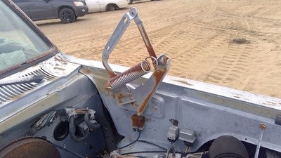 1972-1989 Dodge Ram D100 Driver Left Hood Hinge Assembly Oem Blue 55027100