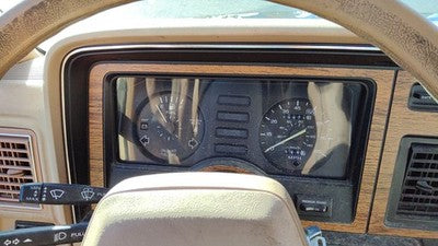1984 Ford Tempo Trim Bezel Around Speedometer Oem Dash Surround Panel