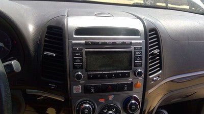 2010-2012 Hyundai Santa Fe Trim Bezel Around Radio Surround Dash Panel Gray Ras