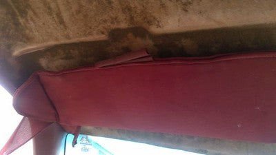 1988 Gmc Sierra 2500 Driver Left Sun Visor Oem Red