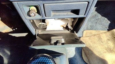 1985-1986 Toyota Camry Center Dash Lower Cubby Glove Box Oem Blue
