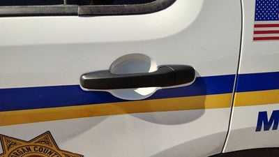 11-19 Explorer Police Interceptor Driver Left Rear Outside Door Handle Oem Back