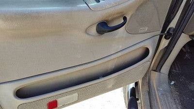 00-02 Expedition Driver Left Front Door Trim Panel With Master Switch Tan Fh