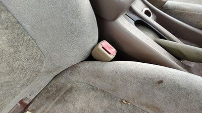 2000-2003 Nissan Sentra Passenger Right Front Seat Belt Buckle Receiver Sand H