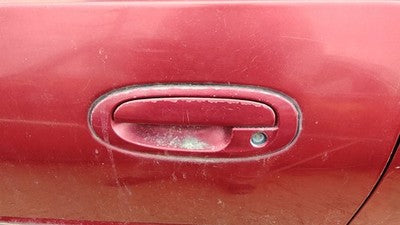 1997 Ford Escort Driver Left Front Outside Door Handle Oem Red