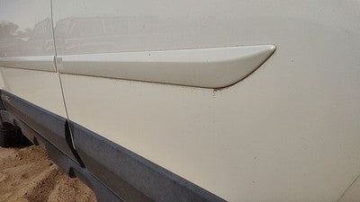 10-14 Legacy Outback Driver Left Rear Upper Moulding From Door Back Trim White