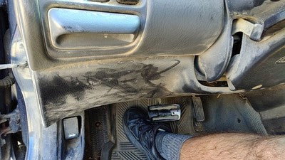 1998-2002 Honda Accord Lower Dash Under Column Knee Bolster Trim Panel Oem Gray